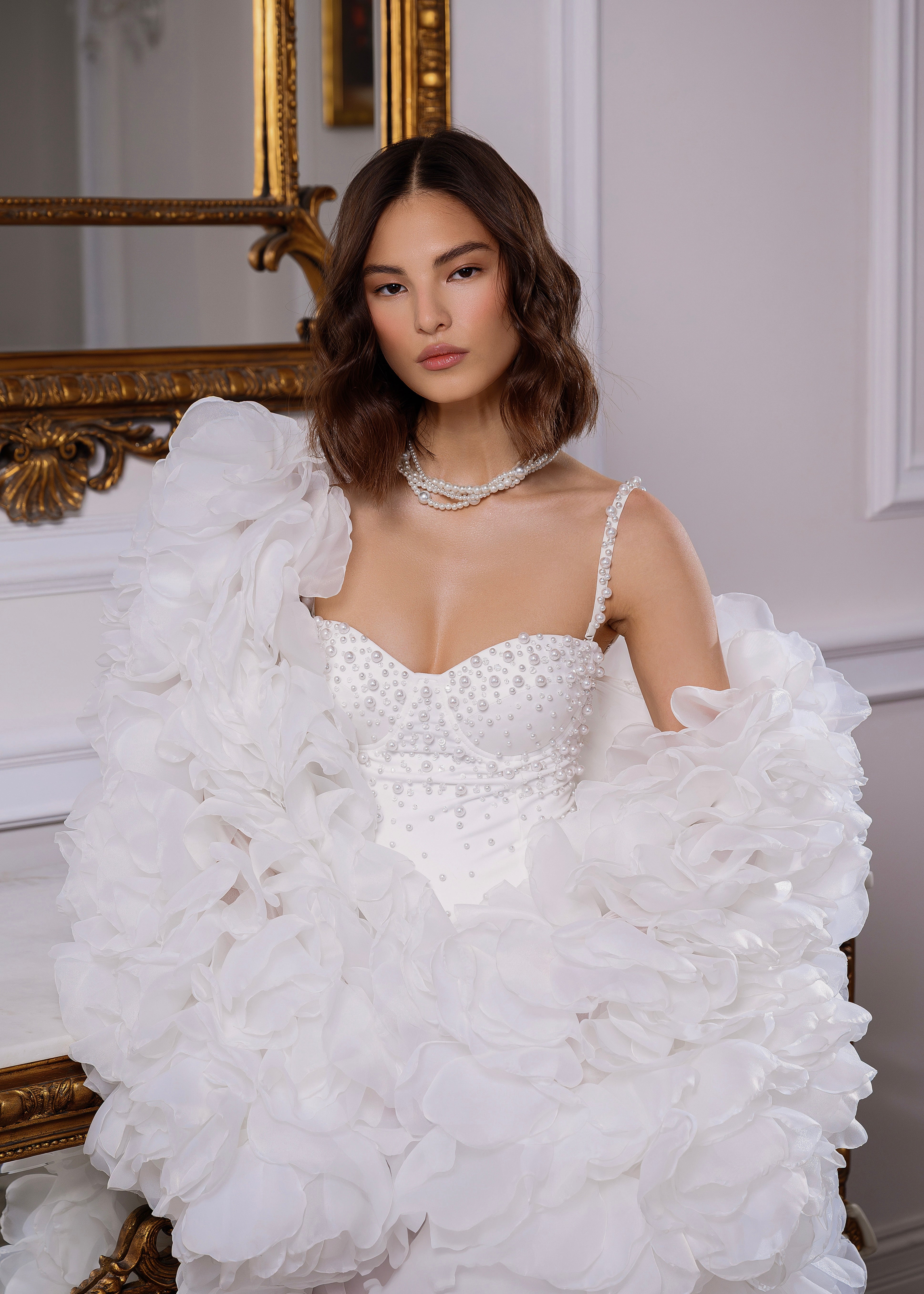 Fleur bridal coat