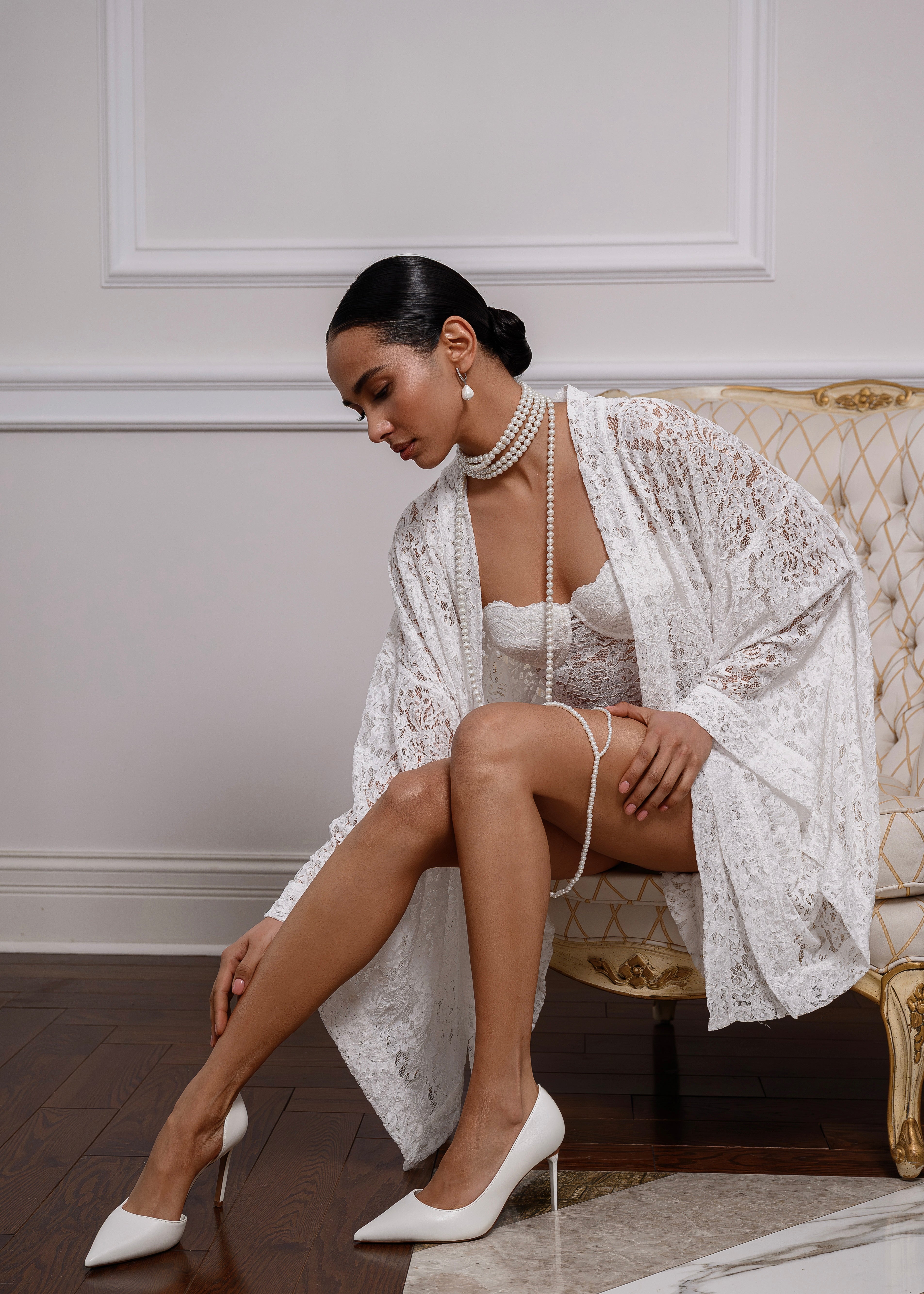 Frisson bridal robe