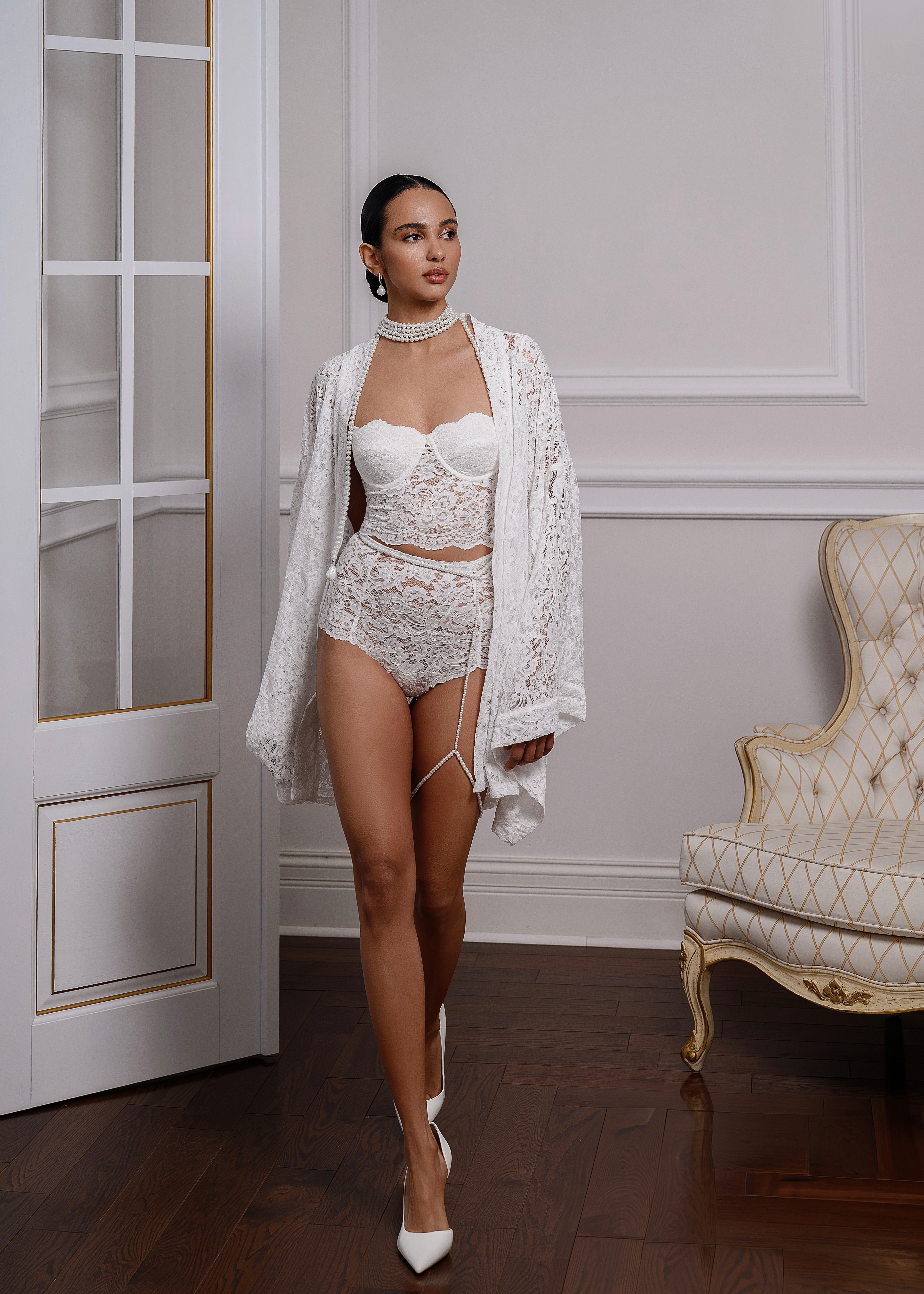 Frisson bridal robe