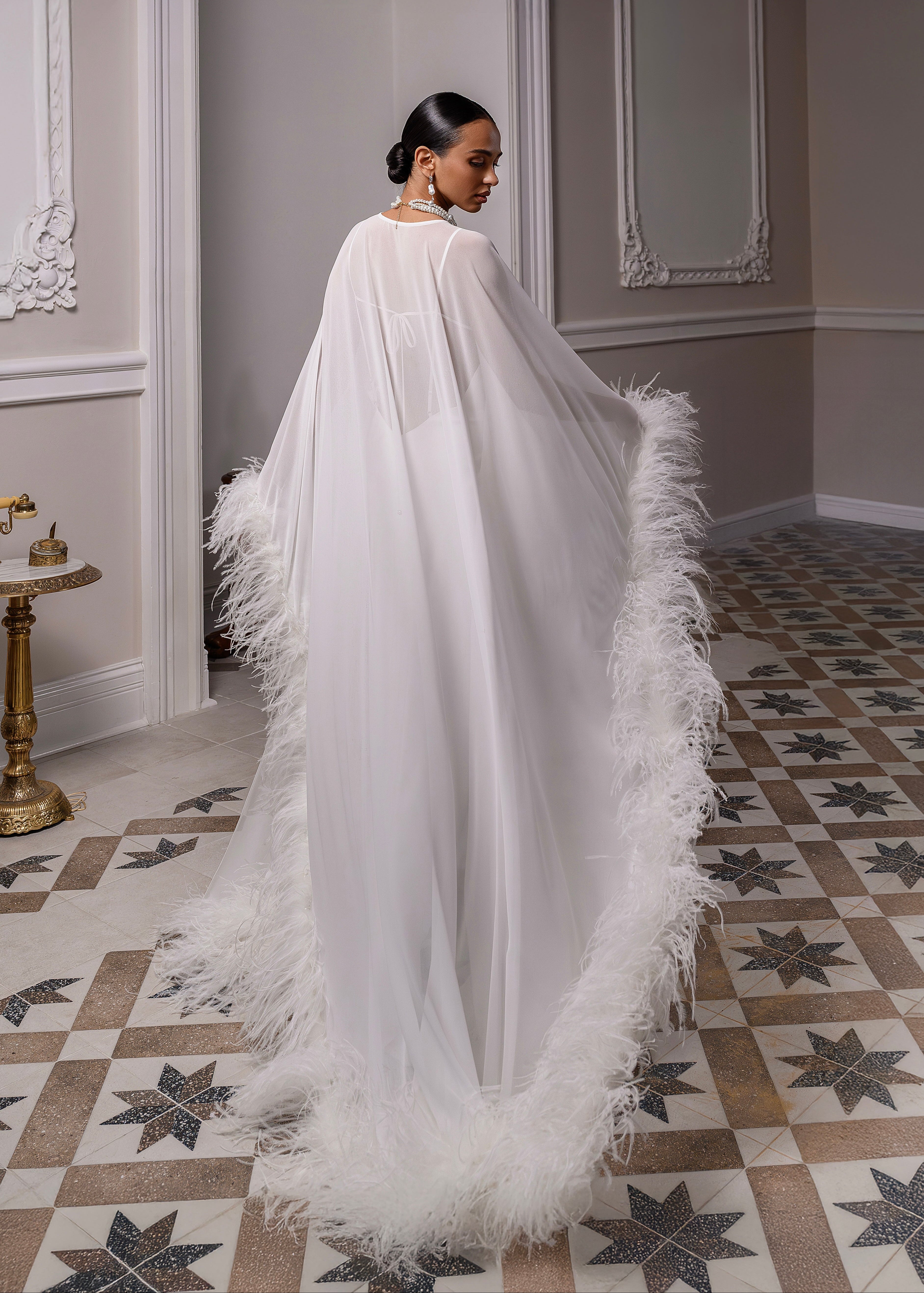 Lumiere bridal cape