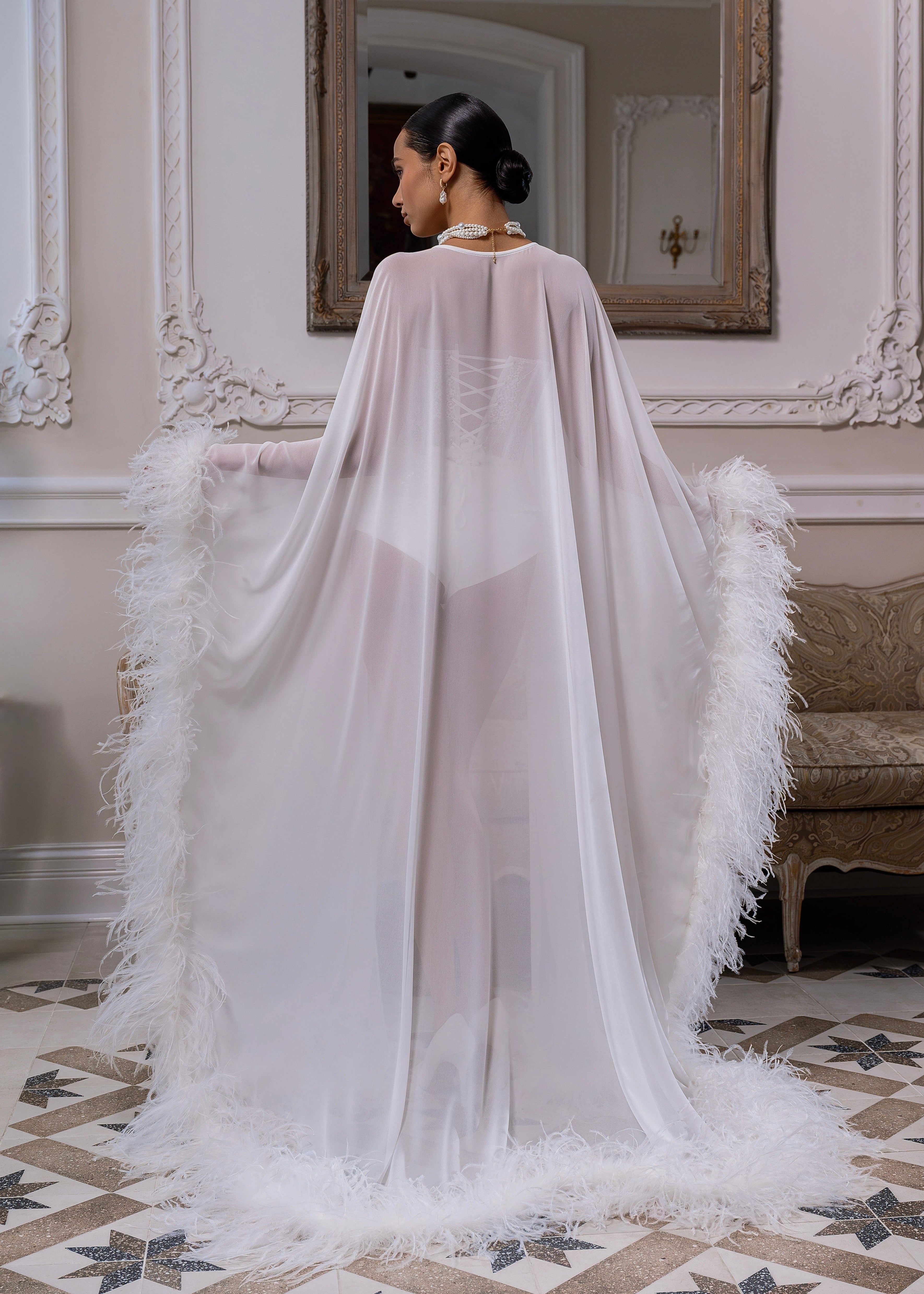 Lumiere bridal cape
