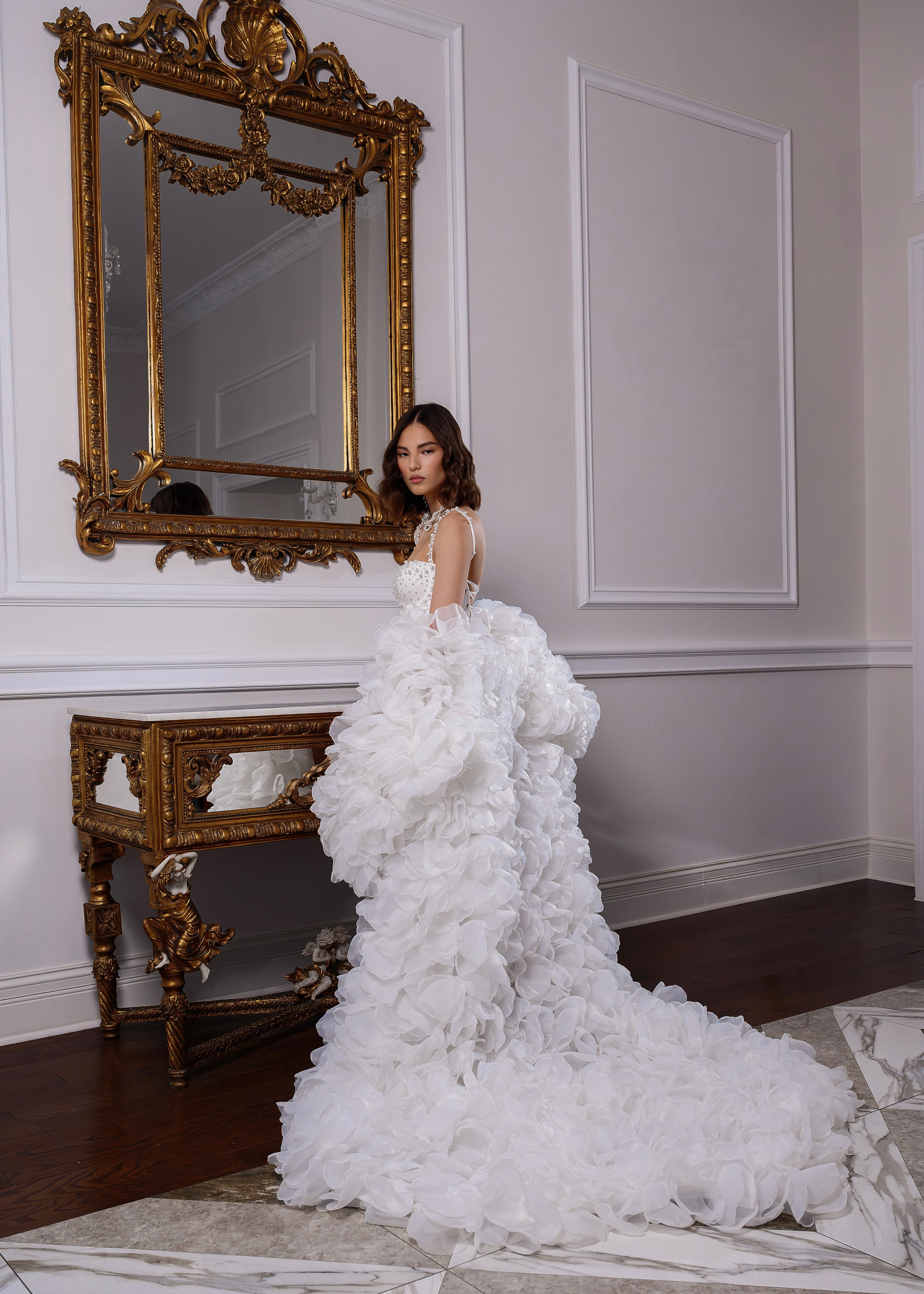 Fleur bridal coat