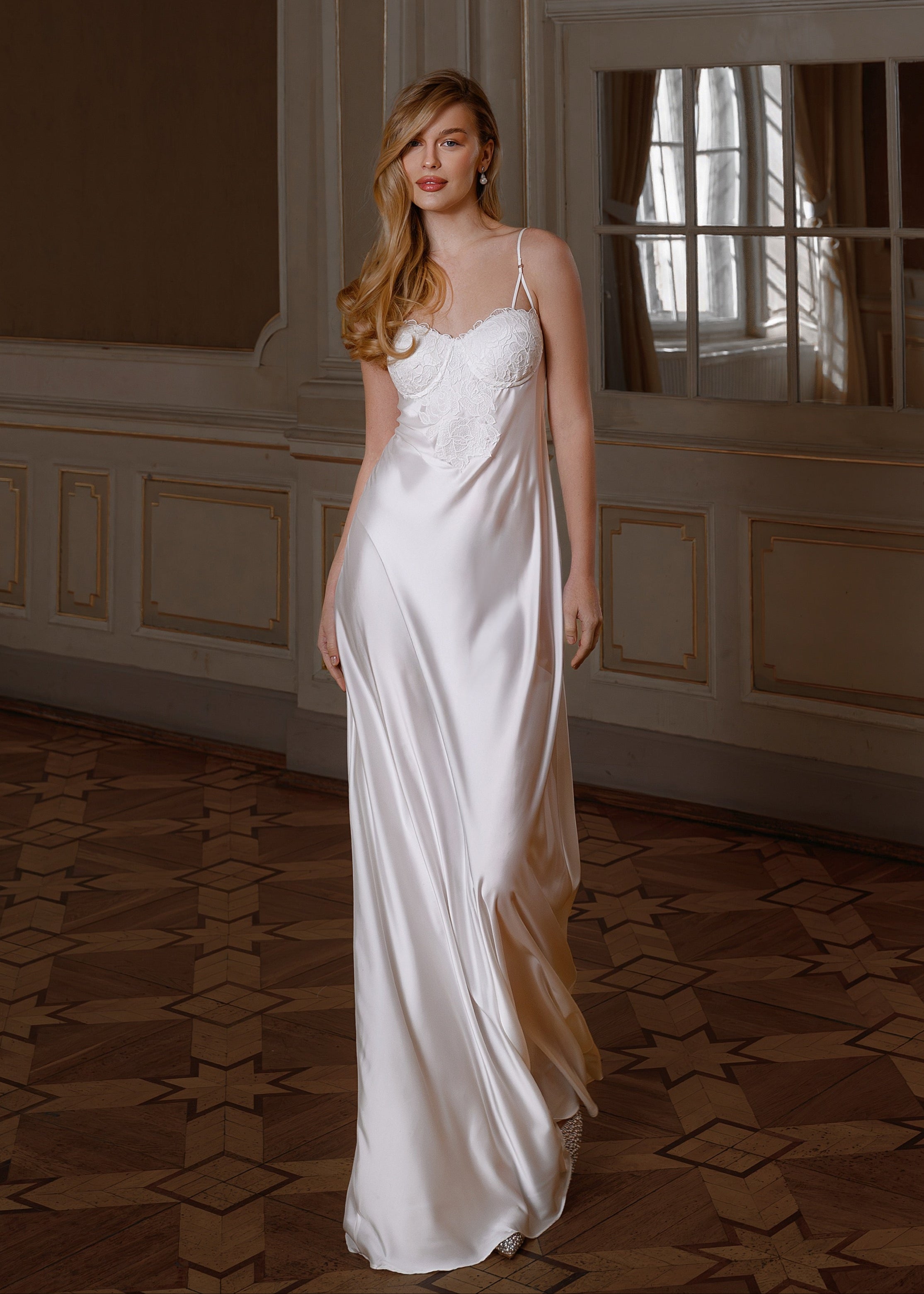 Paola long dress sample S