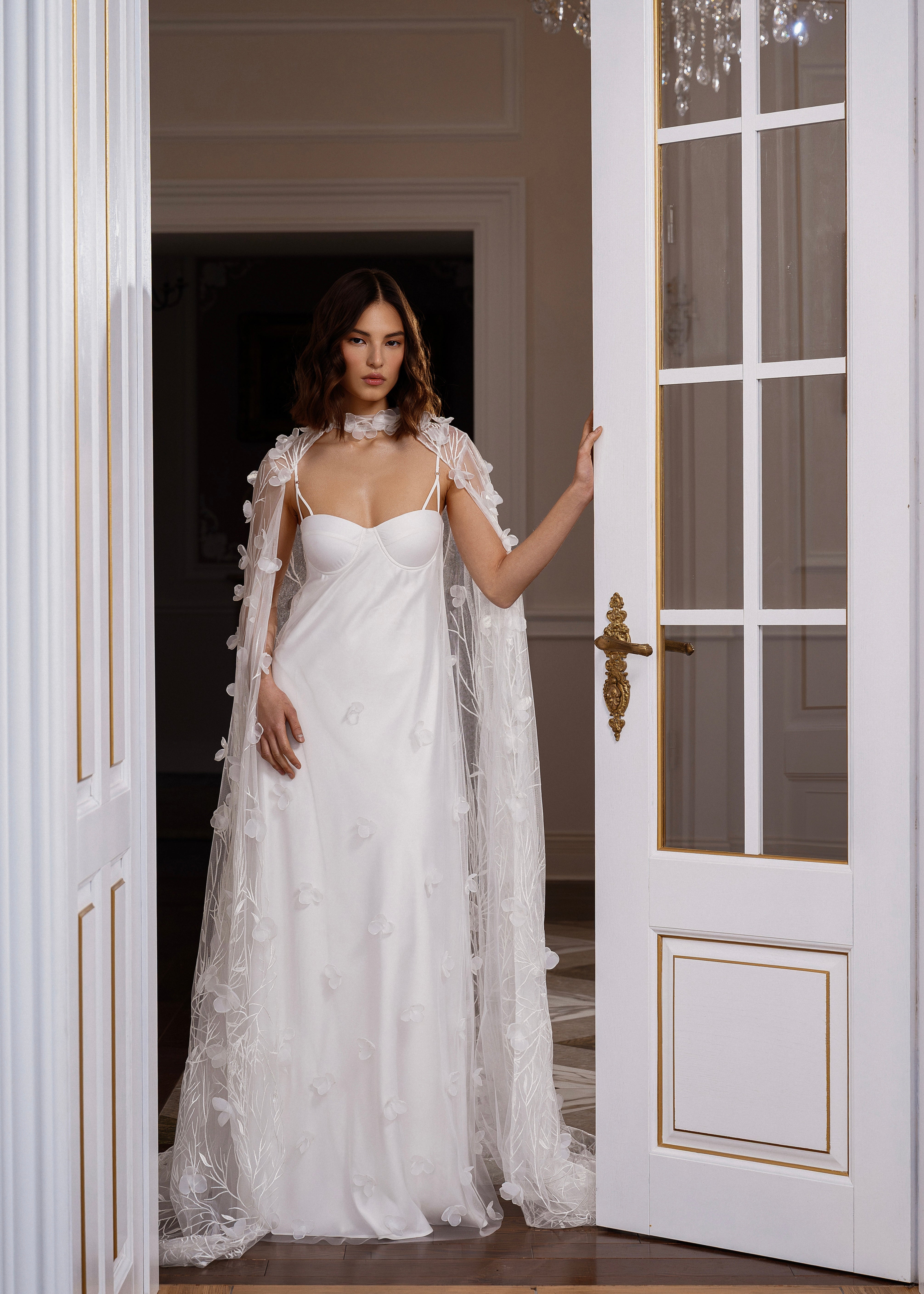 Celeste bridal cape