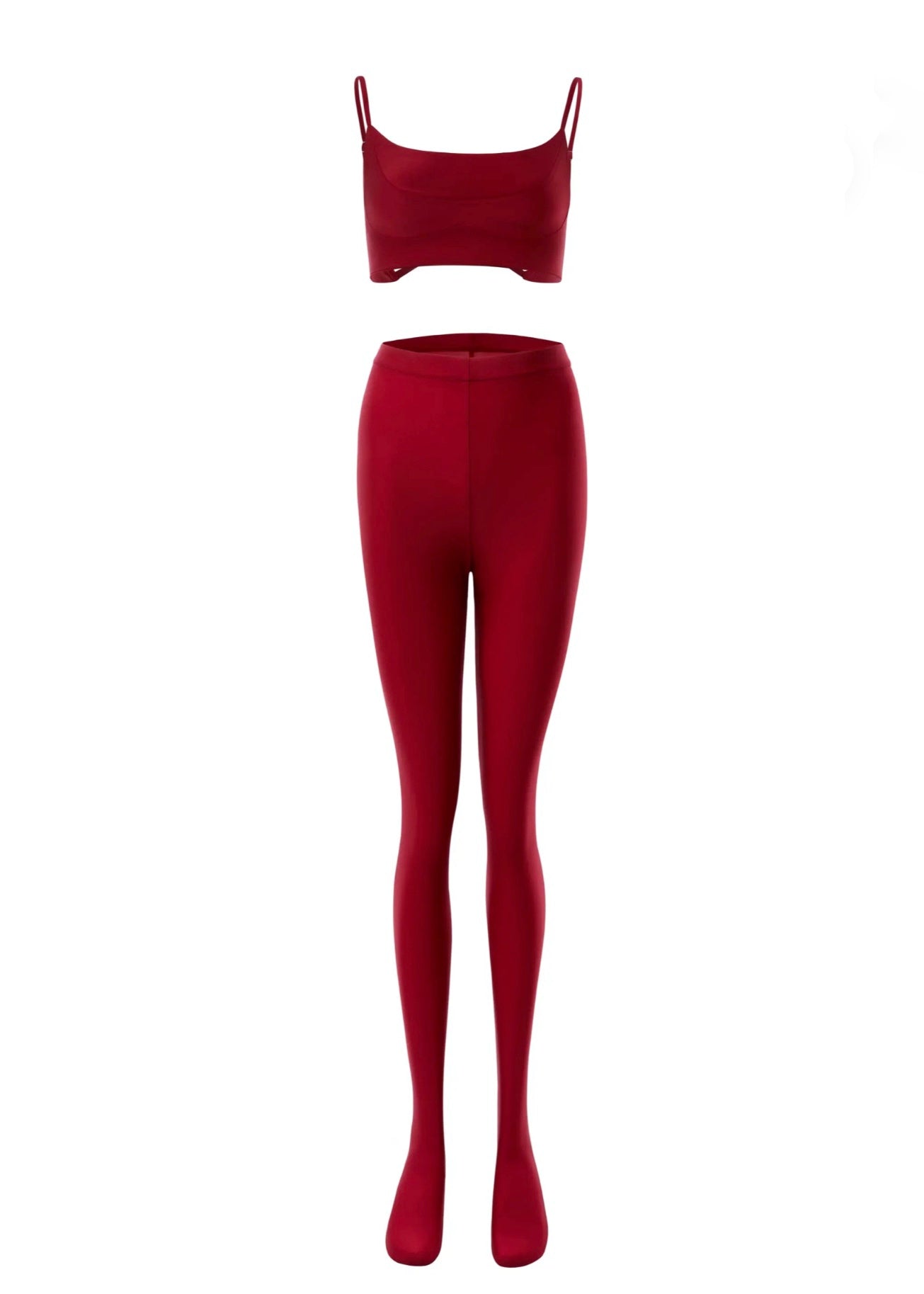 طقم بلوزة وبنطال ضيق